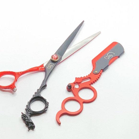 Barber Cutting Scissor and Single Edge Beard Razor - Picture 6 of 6